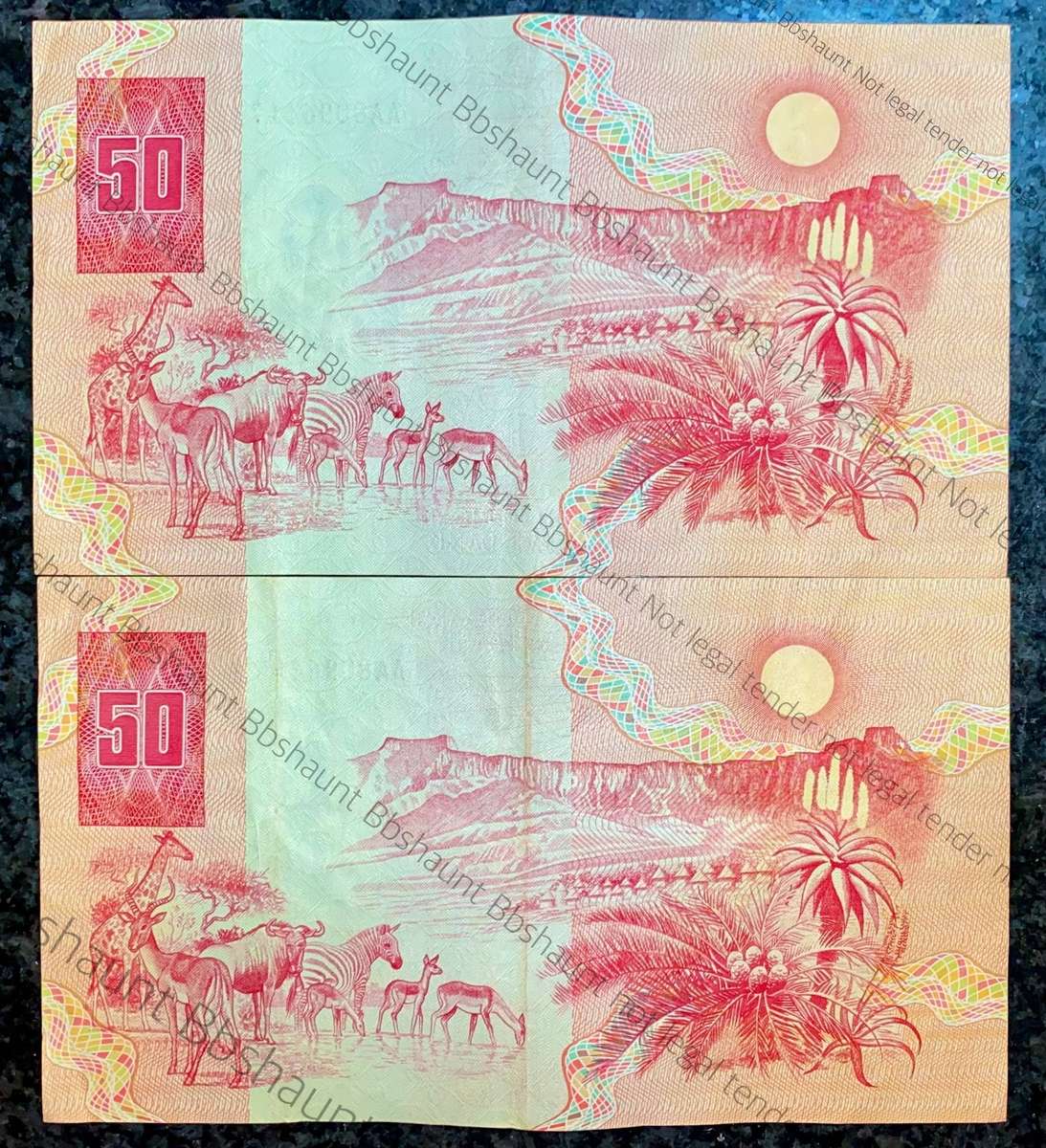 CL Stals. AA R50 close sequence AA8096417 & 415 -- 1st issue 1990 (1 bid takes all)