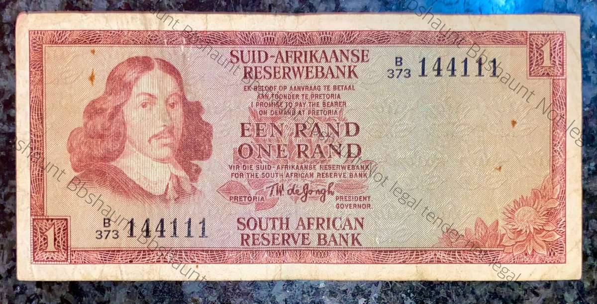 Tw De Jongh. R1 - 144111 -B series 1975