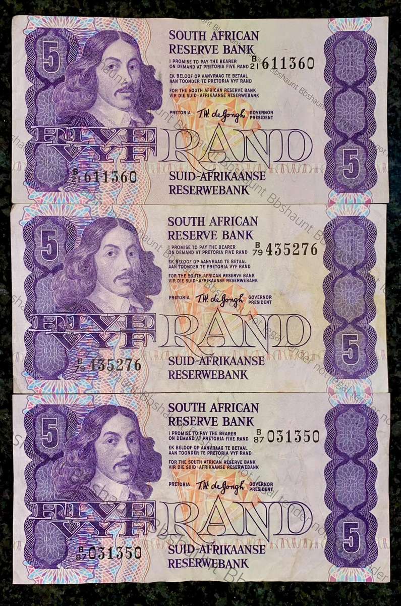Tw De Jongh. R5 Van Riebeeck wm 1978 (1 bid takes all)