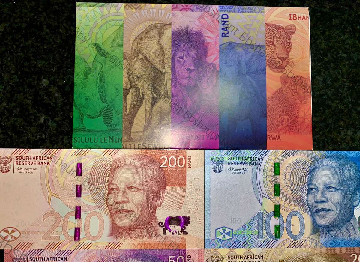 L KGANYAGO FULL SET VERY LOW MATCHING NO - AA0000146 A - FIRST ISSUE 2023 IN S A RESERVE BANK FOLDER