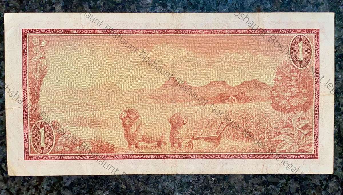 REPLACEMENT NOTE TW DE JONGH R1 -- Z14 -- SPRINGBUCK WTM 1ST ISSUE 1967