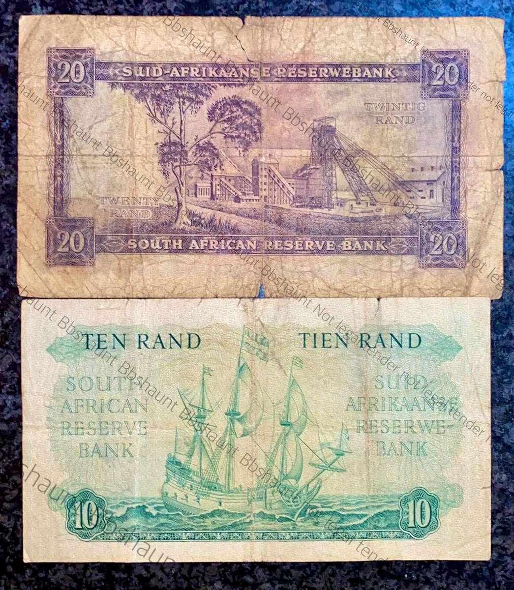 G Rissik. R20 & R10 -- 1st issue 1962 (1 bid takes all)