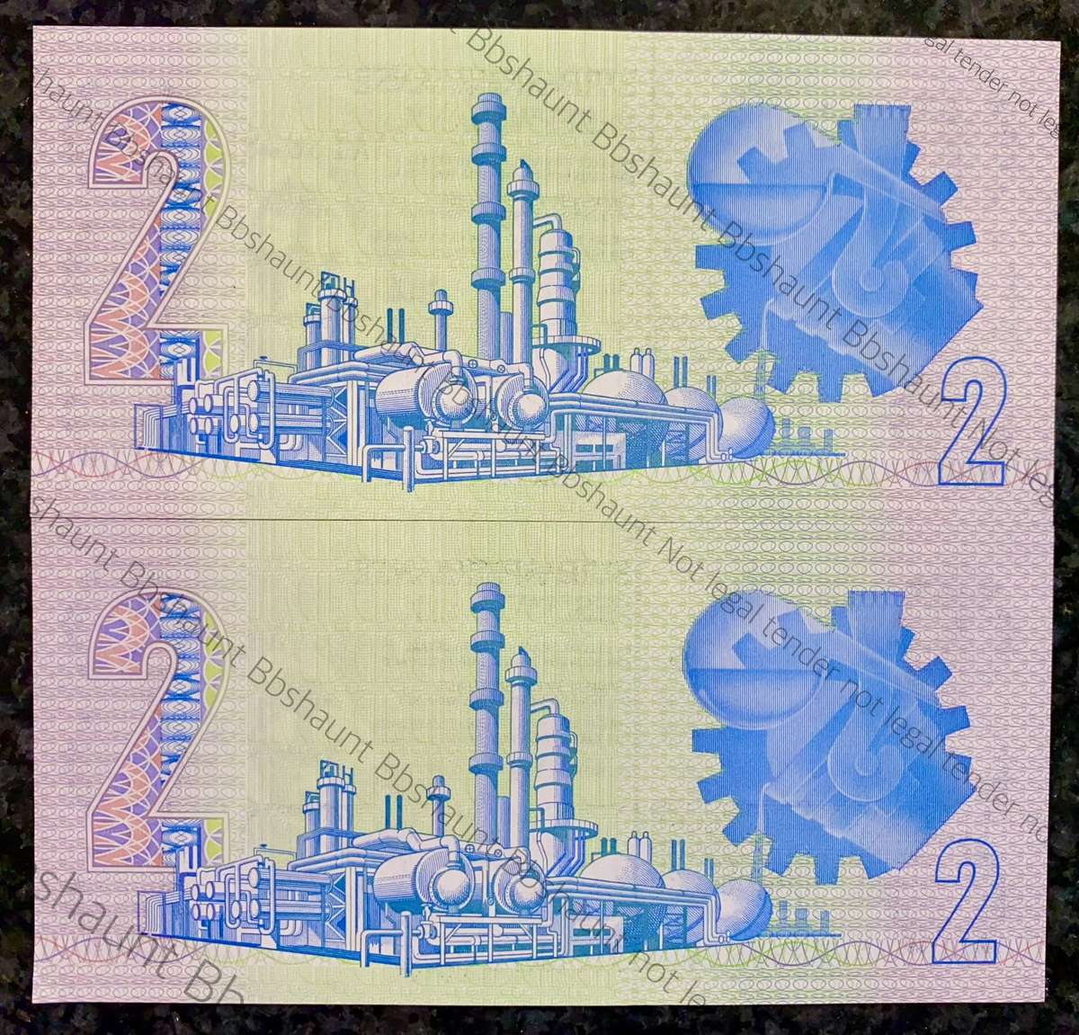 CL STALS R2AA IN SEQ AA1883852-853 UNC -- HARDER TO FIND -- 1ST ISSUE 1990(1 BID TAKE ALL)