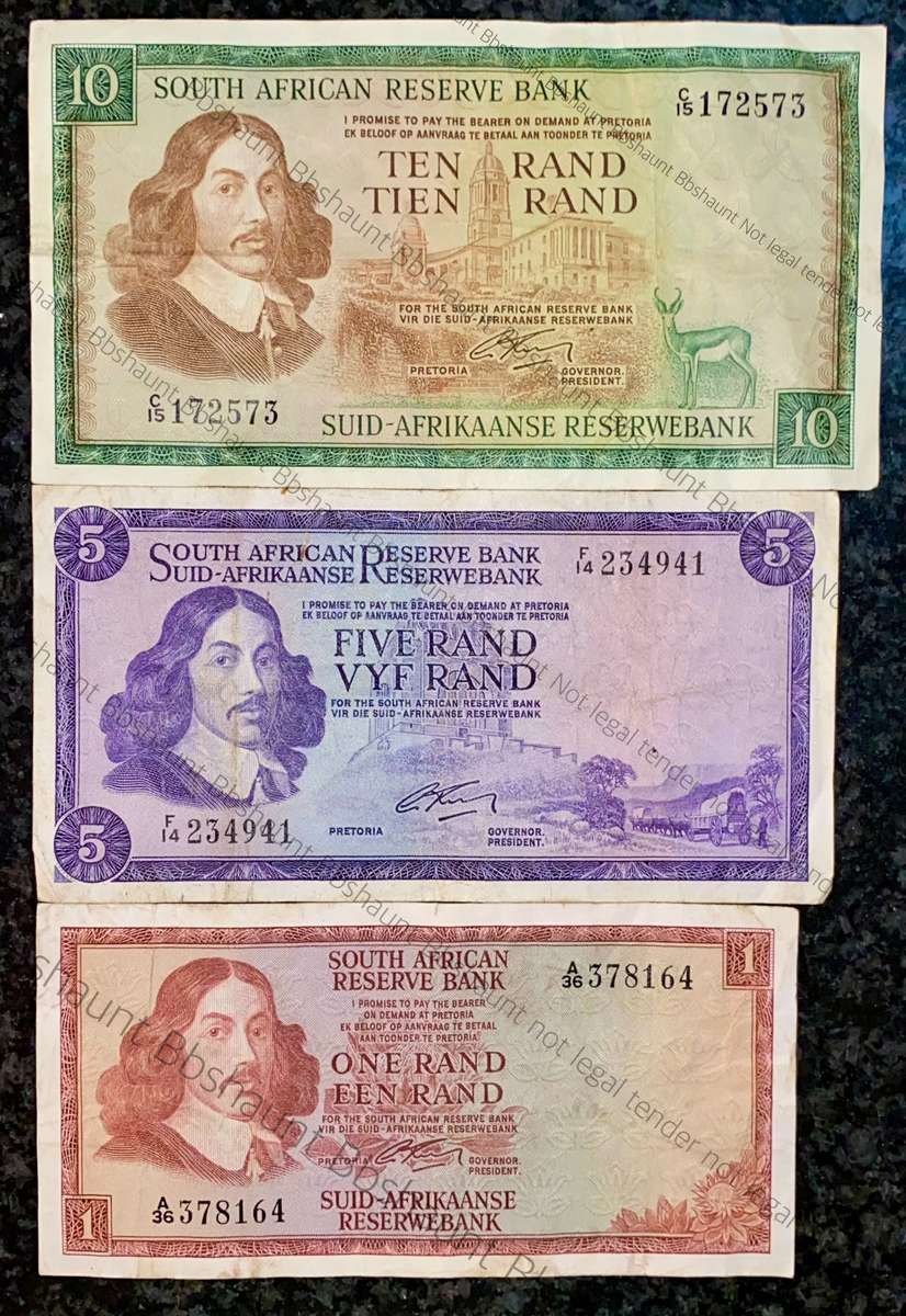 Complete set G Rissik R10 to R1 - 2nd issue 1966 (1 bid takes all)