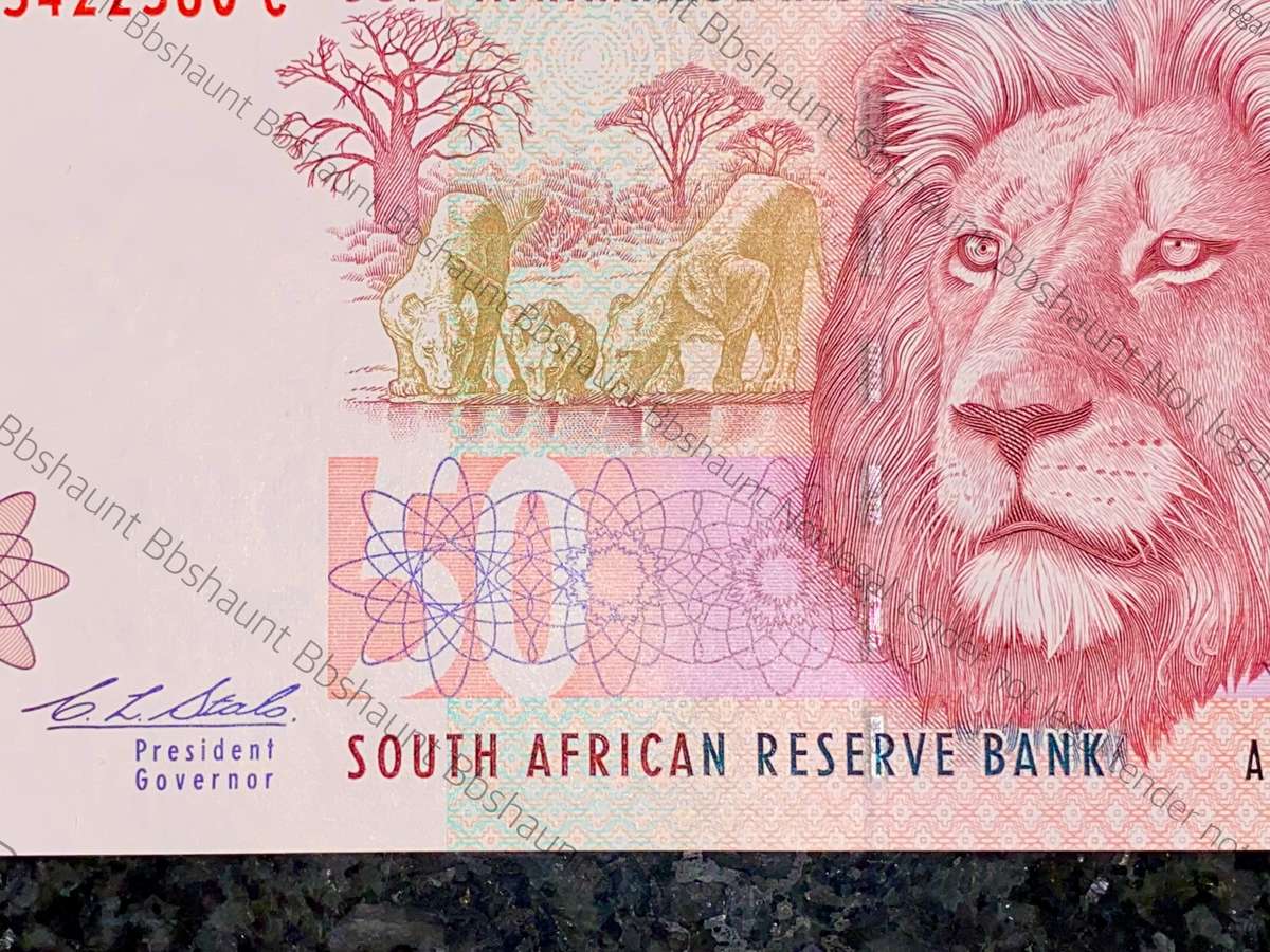 CL Stals Red Water R50 AB3422380 unc-aunc 2nd issue 1992