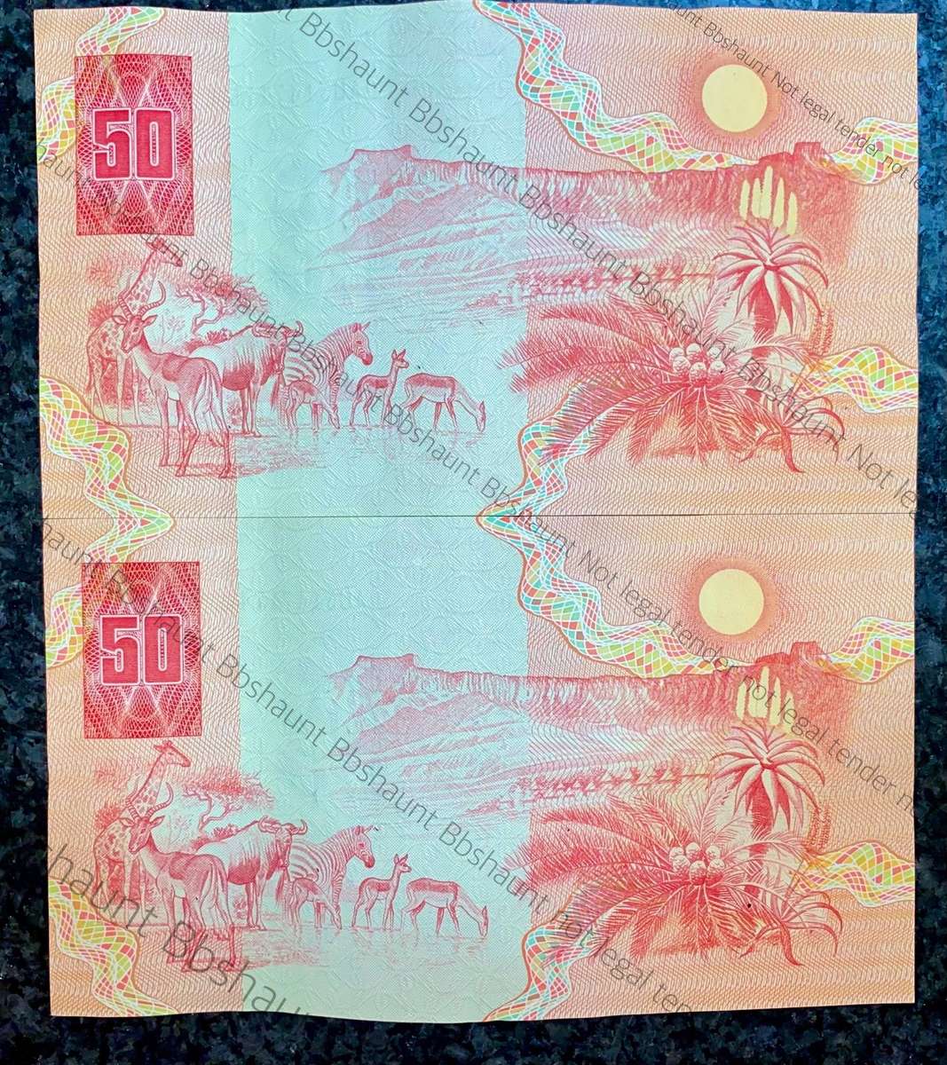 GPC De Kock. R50 in sequence AU5147175-174 -- 3rd issue 1984 (1 bid takes all)