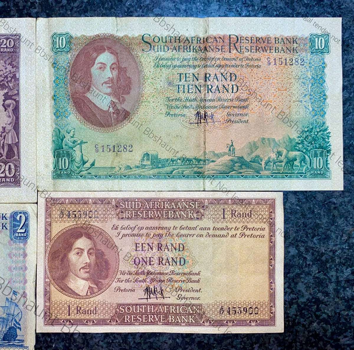 Complete Set Mh De Kock R20 to R1 -- 4th issue 1961 (1 bid takes all)