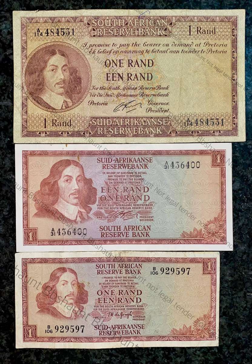 Set of R1 -- G Rissik 1st & 2nd issue & TW De Jongh 1962-1975 (1 bid takes all)