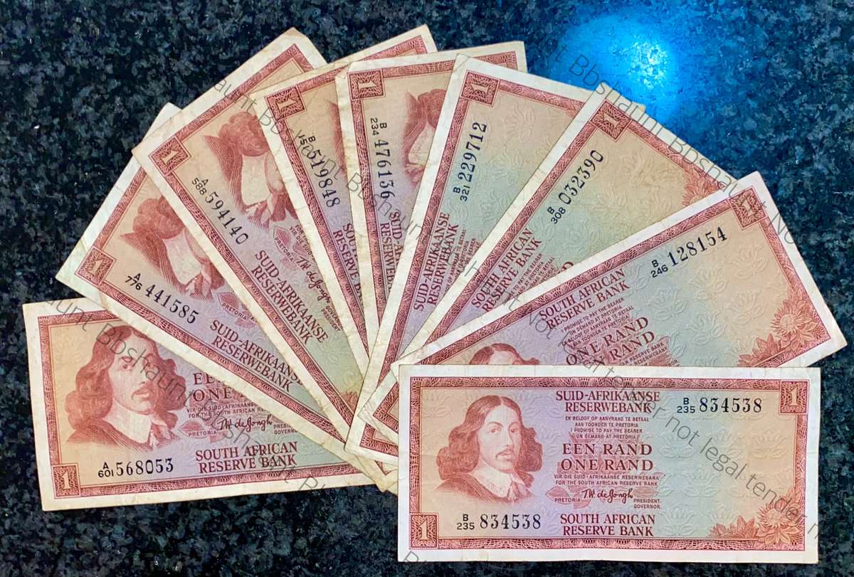 Tw De Jongh. R1 A & B series 1967/75 (1 bid takes all)