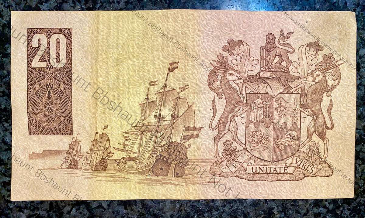 Replacement Note GPC De Kock. R20 --Z9-- 1981