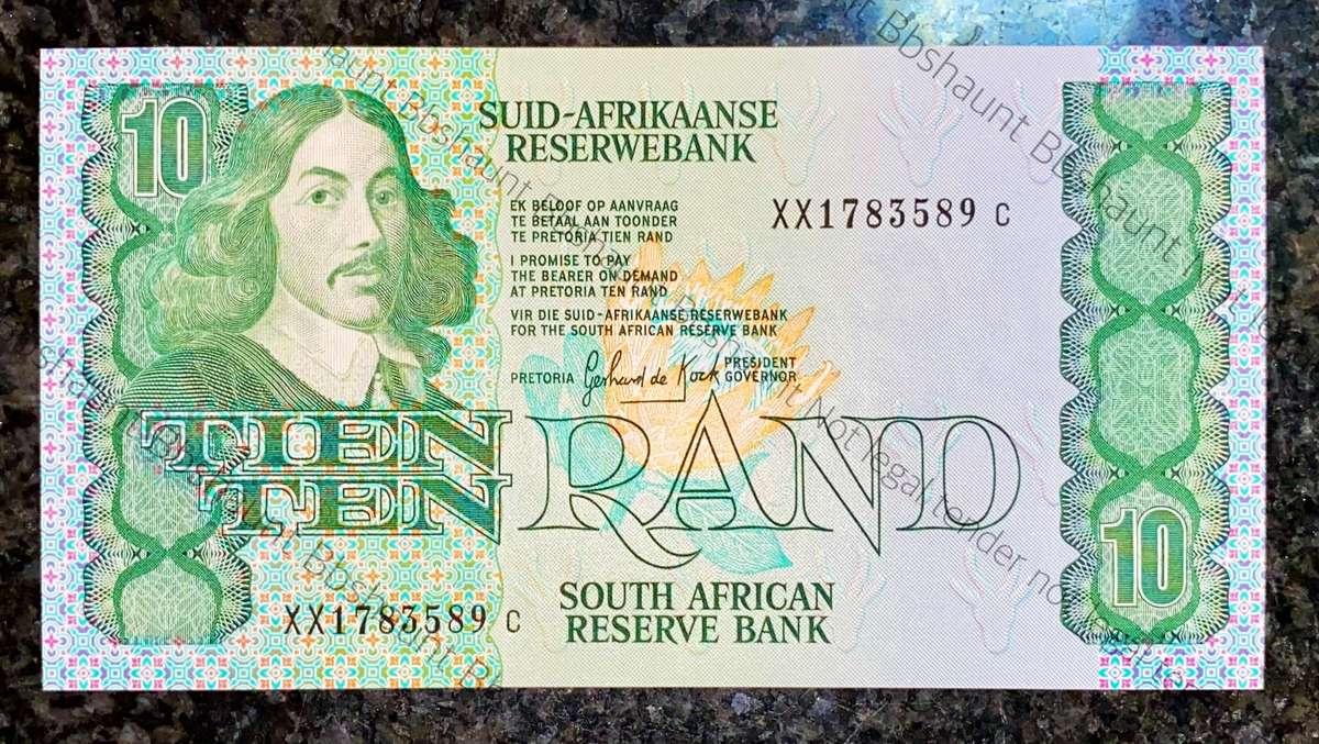 REPLACEMENT NOTE GPC DE KOCK R10 XX1783628 UNC A/E 3RD ISSUE 1985