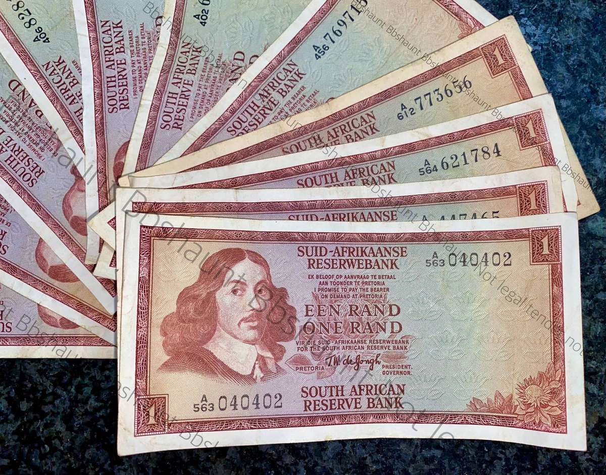Tw De Jongh. R1 A series 1967/72 (1 bid takes all 10)
