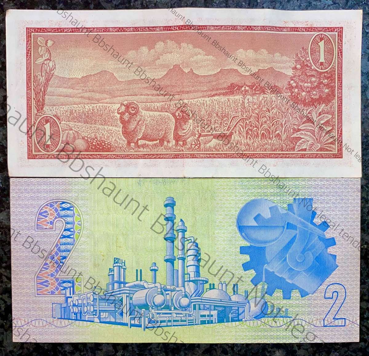 Replacement Note TW De Jongh R1 - Z33 & GPC De Kock R2 - WX  (1 bid takes all)