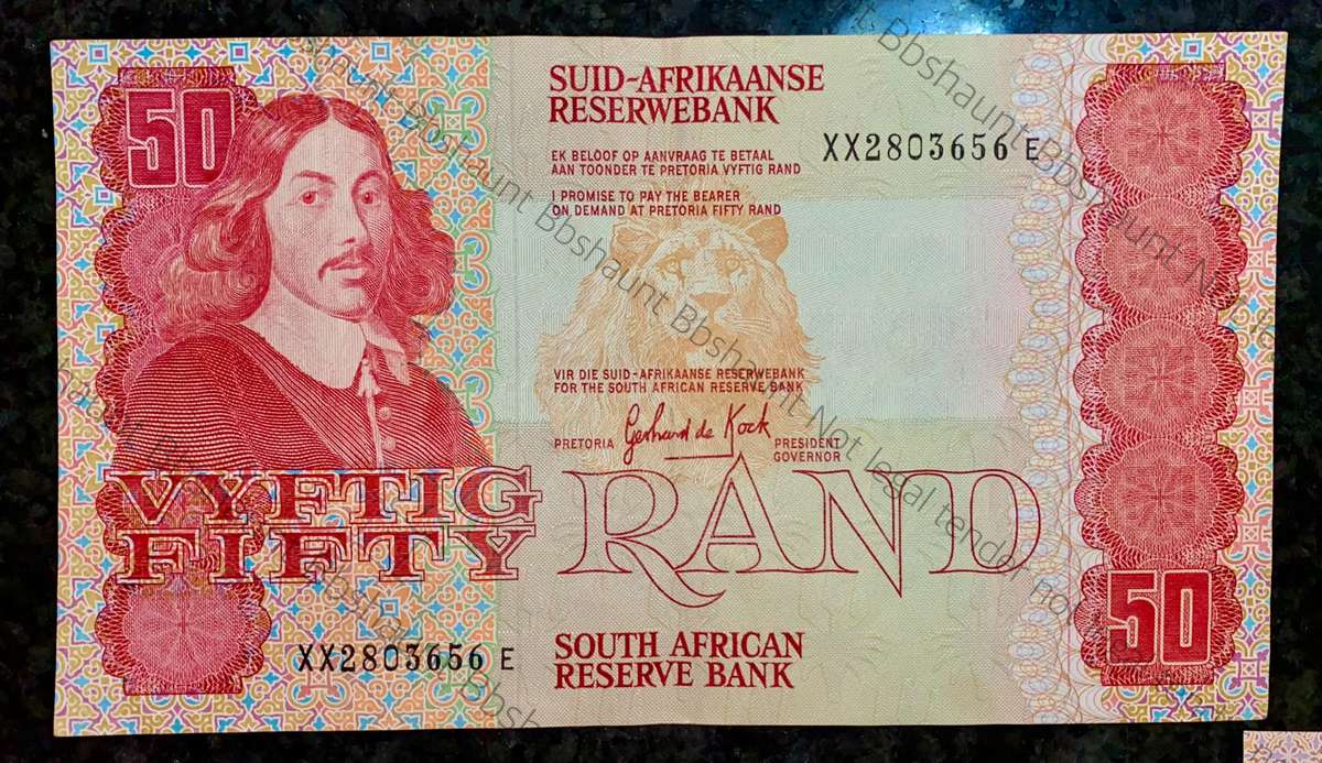 REPLACEMENT NOTE GPC DE KOCK R50 -- XX -- A/E 3RD ISSUE 1984