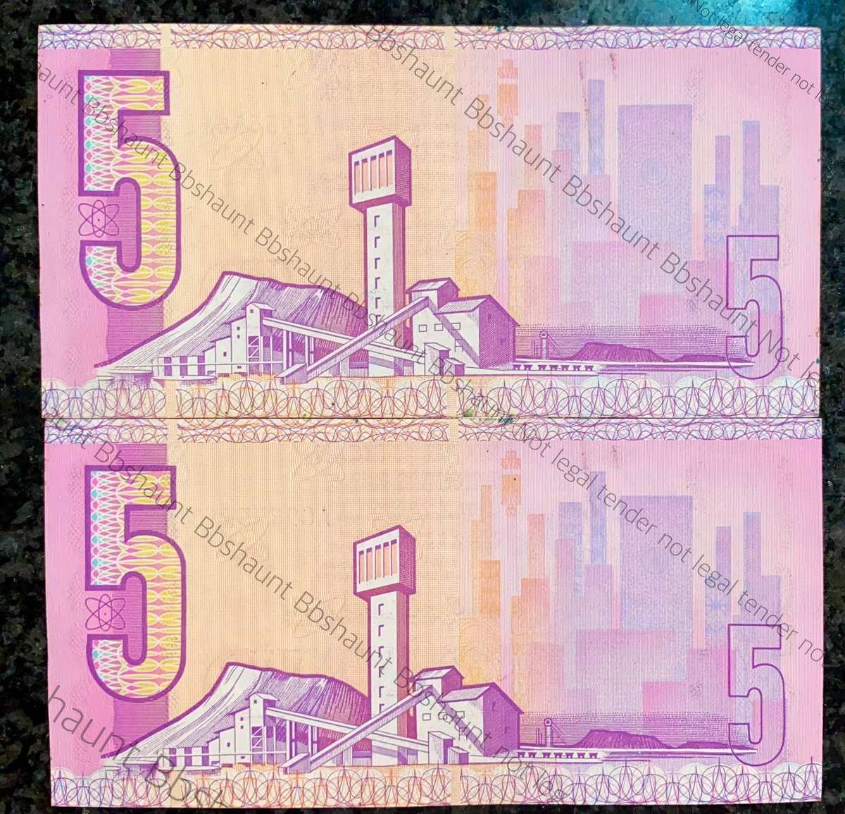 CL Stals. R5 in sequence AG9555610-611 Unc 1st issue 1990(1 bid takes all)