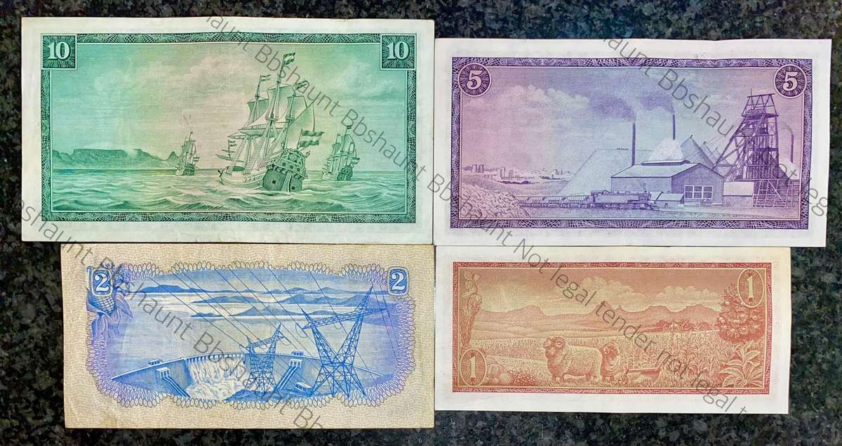 Complete Set Tw De Jongh R10 to R1 -- 1967-1975(1 bid takes all)