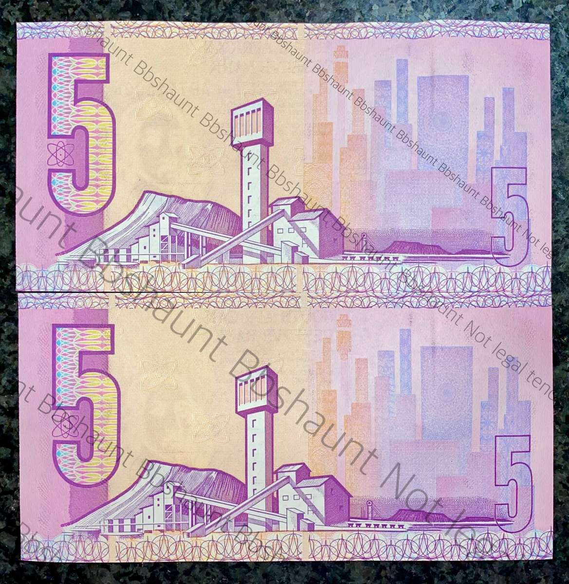 CL Stals. R5 in sequence AP7542007-006 Aunc 1st issue 1990(1 bid takes all)