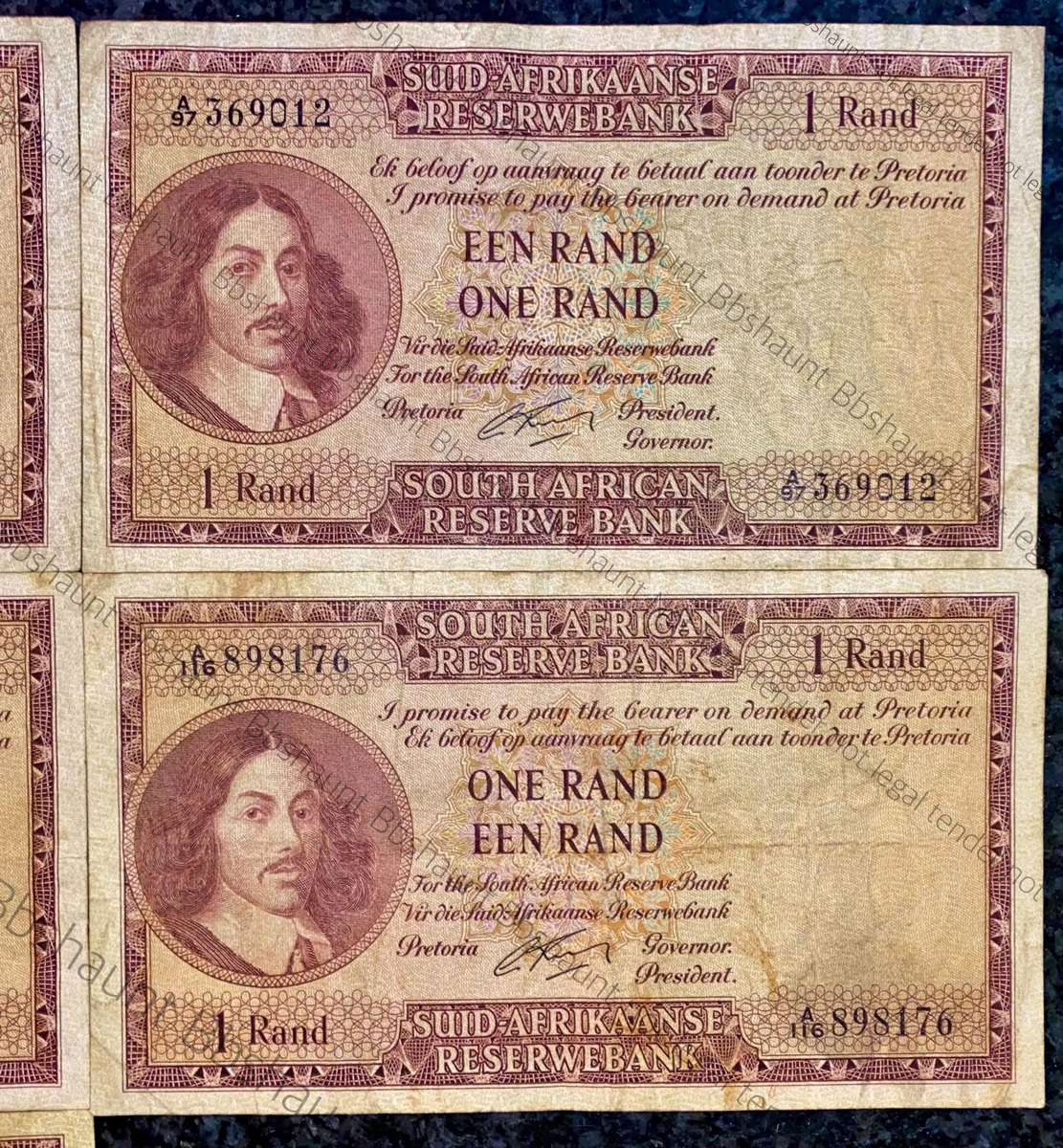G Rissik R1 - 1st issue 1962 (BID PER NOTE)