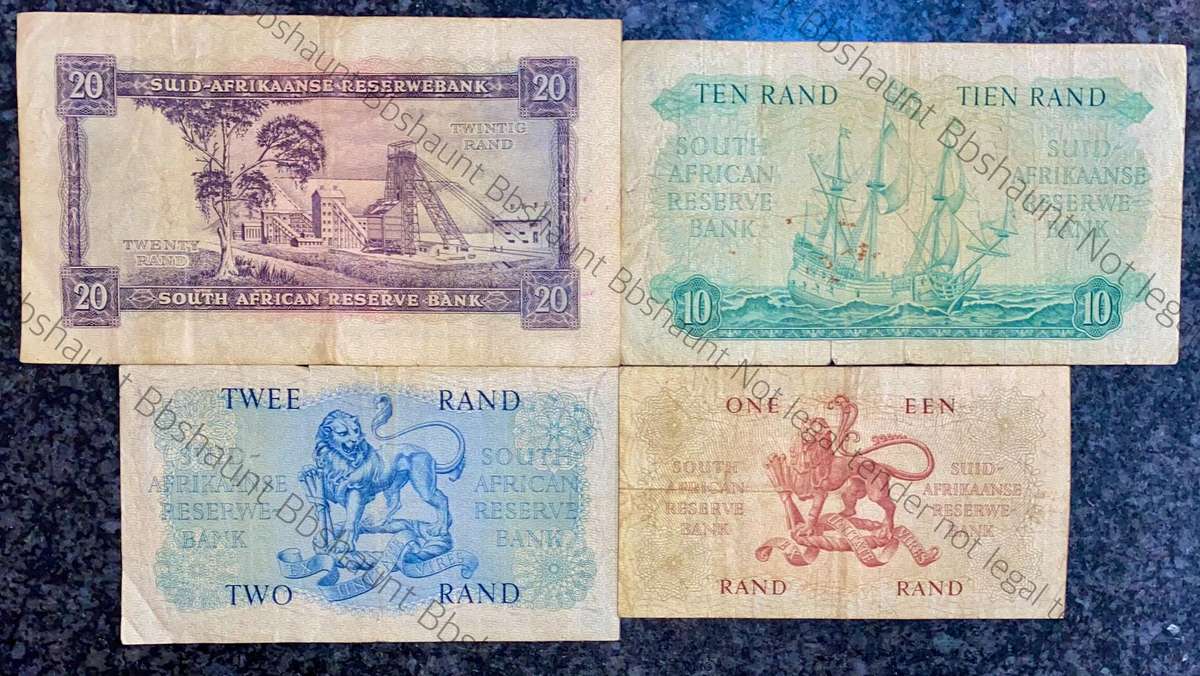 Complete Set Decimals R20 to R1 -- 4th issue 1961 & 1st issue 1961 (1 bid takes all)