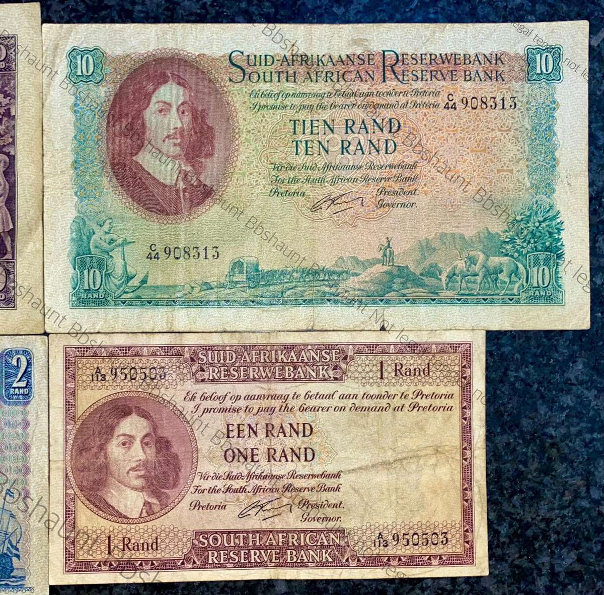 Complete Set Decimals R20 to R1 -- 4th issue 1961 & 1st issue 1961 (1 bid takes all)