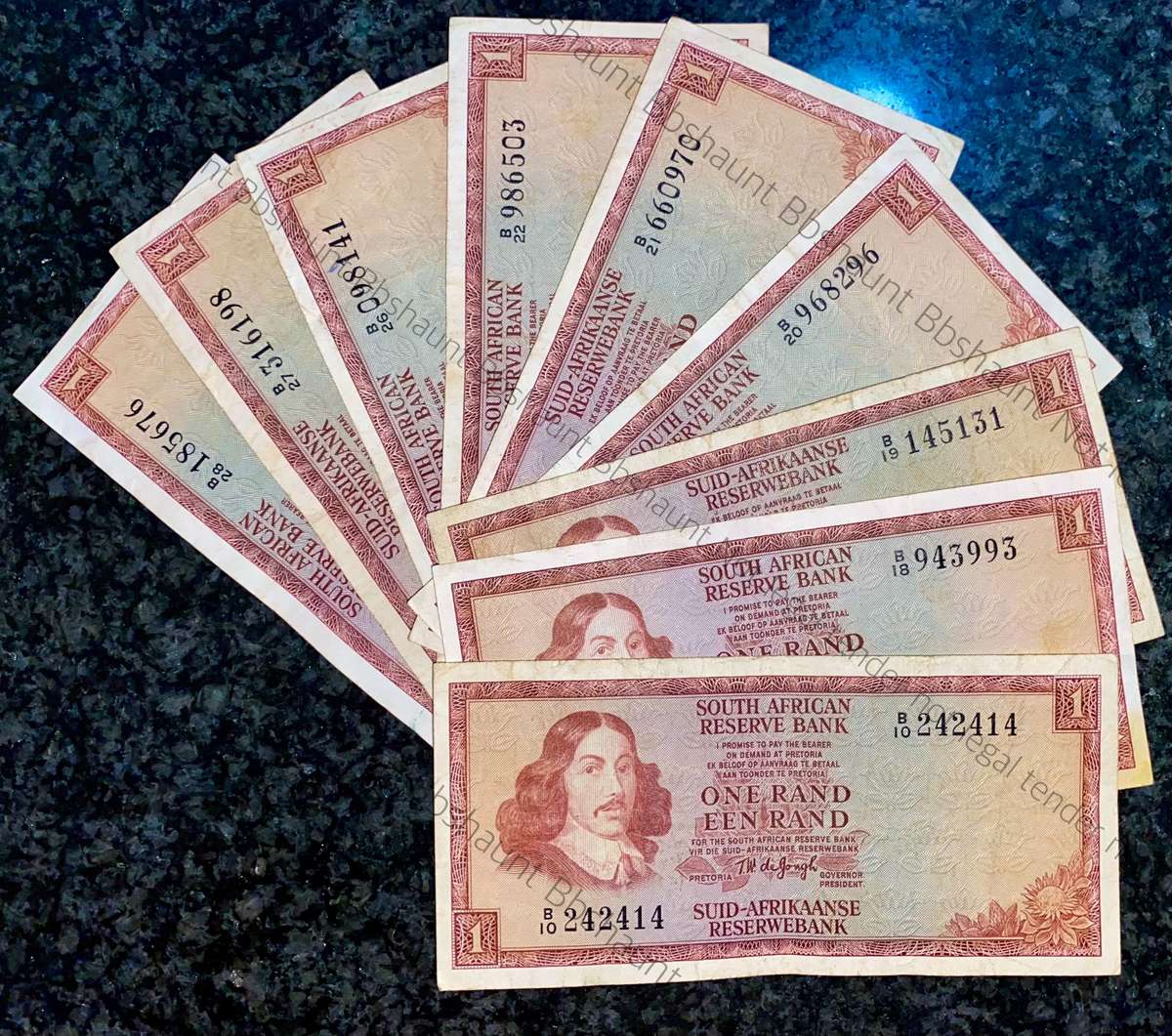 Tw De Jongh. R1 -- B10-B28 -- 1975 (1 bid takes all)