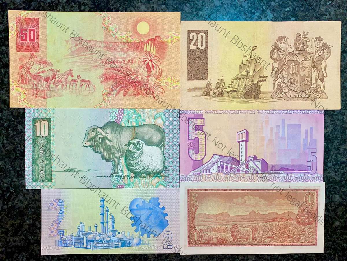 Complete Set CL Stals R50 to R2AA  good condition 1st issue 1990 (R1 TW De Jongh) (1 bid takes all)