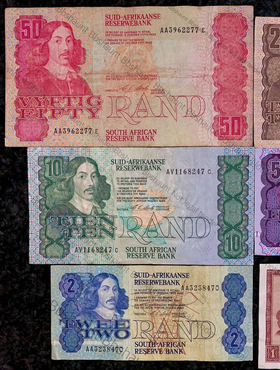 Complete Set Mostly AA or A - CL Stals & Decimals R50AA to R2AA - 1st issue 1990( R1A - G Rissik )