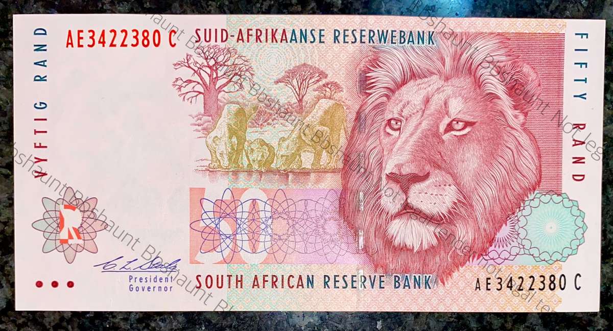 CL Stals Red Water R50 AB3422380 unc-aunc 2nd issue 1992