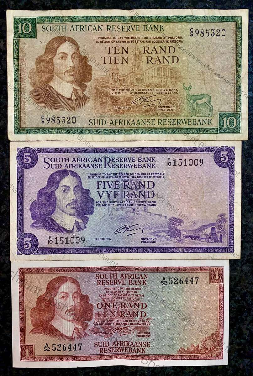 Complete set G Rissik R10 to R1 - 2nd issue 1966 (1 bid takes all)