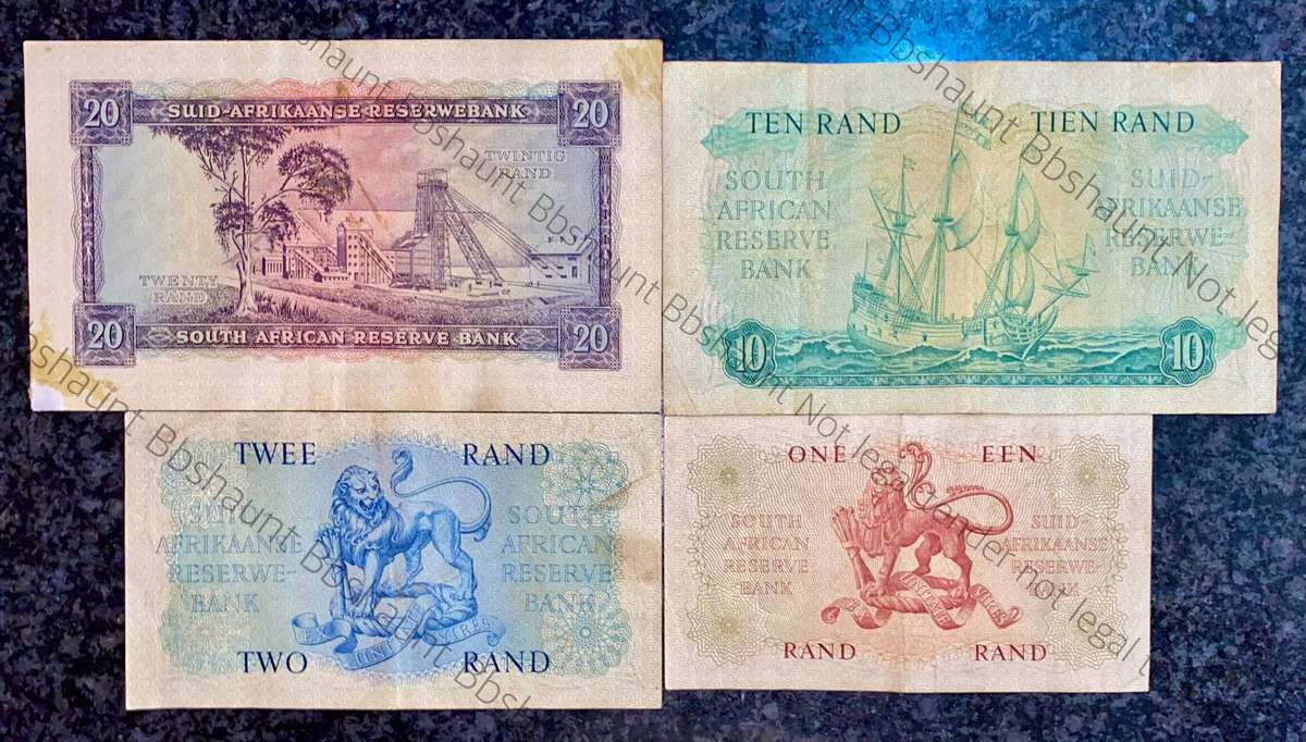 Complete Set Mh De Kock R20 to R1 -- 4th issue 1961 (1 bid takes all)