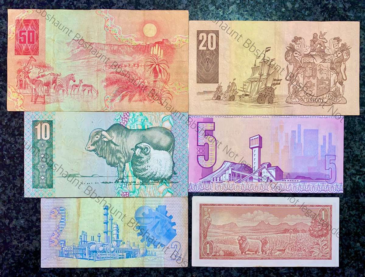 COMPLETE SET OF CL STALS & DECIMALS R50 TO R2AA --1ST ISSUE 1990 [R1 DE JONGH 1975]1 BID TAKES ALL)