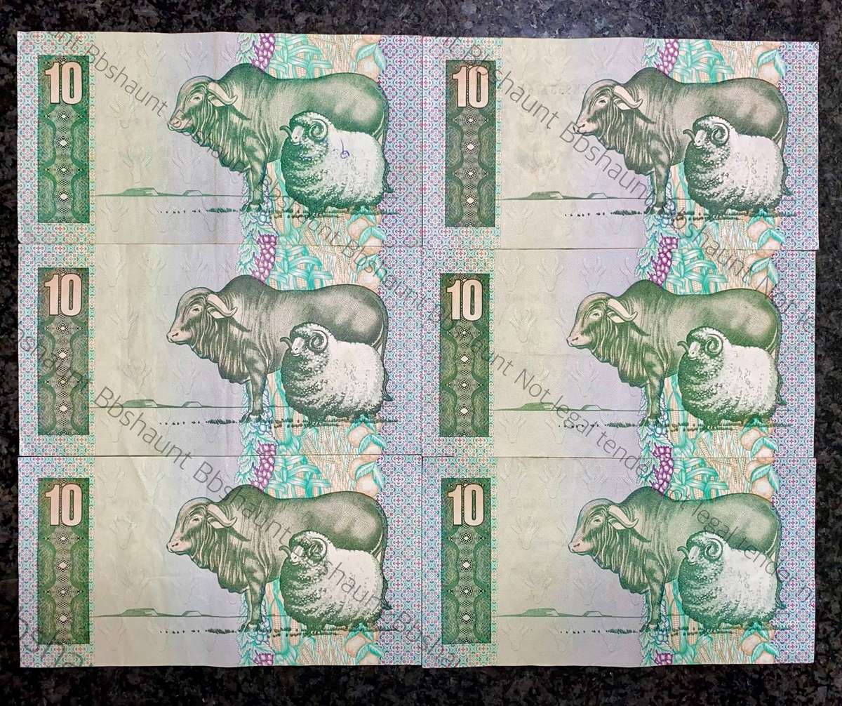 GPC De Kock. R10 -- 3rd issue 1985 van Riebeeck wtm (1 bid takes all 6)