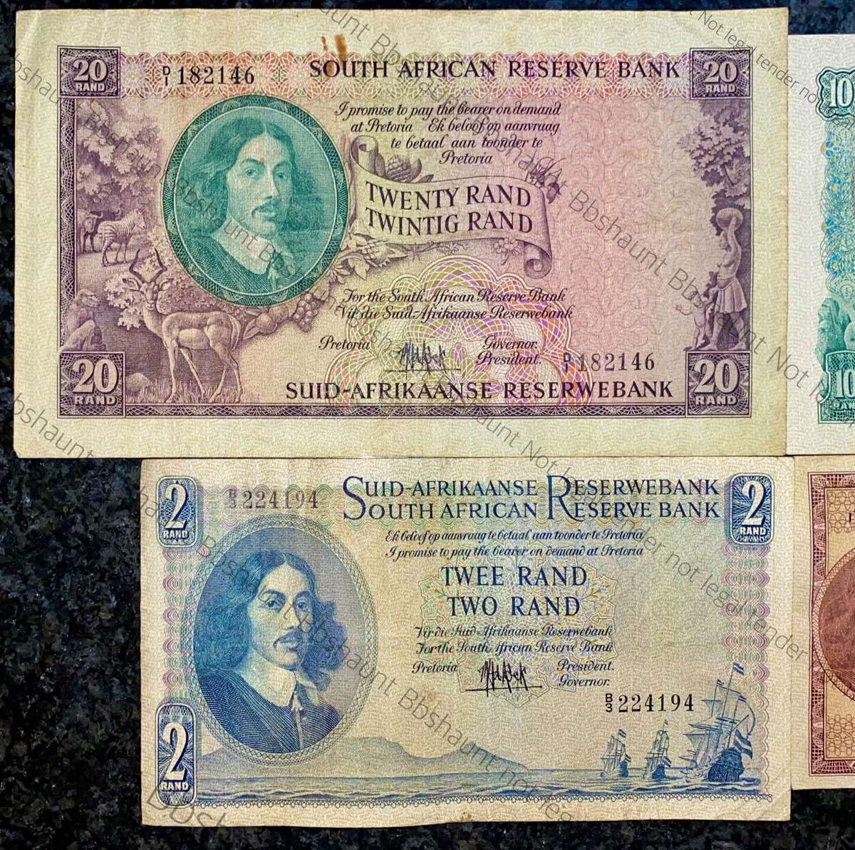 MH DE KOCK SET R20 D1 - R10 C1 & R2 -B3 - 4TH ISSUE 1961 & G RISSIK R1 -A113-- 1962(1 BID TAKE ALL)