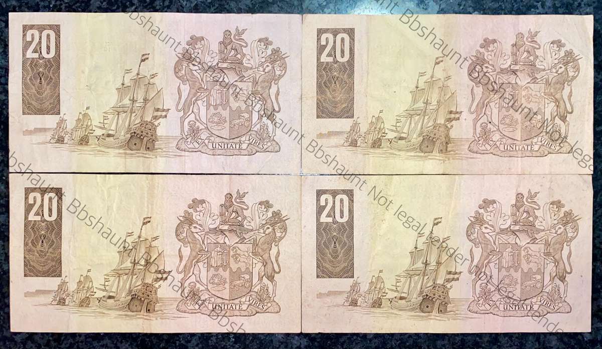REPLACEMENT NOTES SET GPC DE KOCK R20 -- Z16 - Z17 - Z18 - Z19 -- E/A 3RD ISSUE 1984