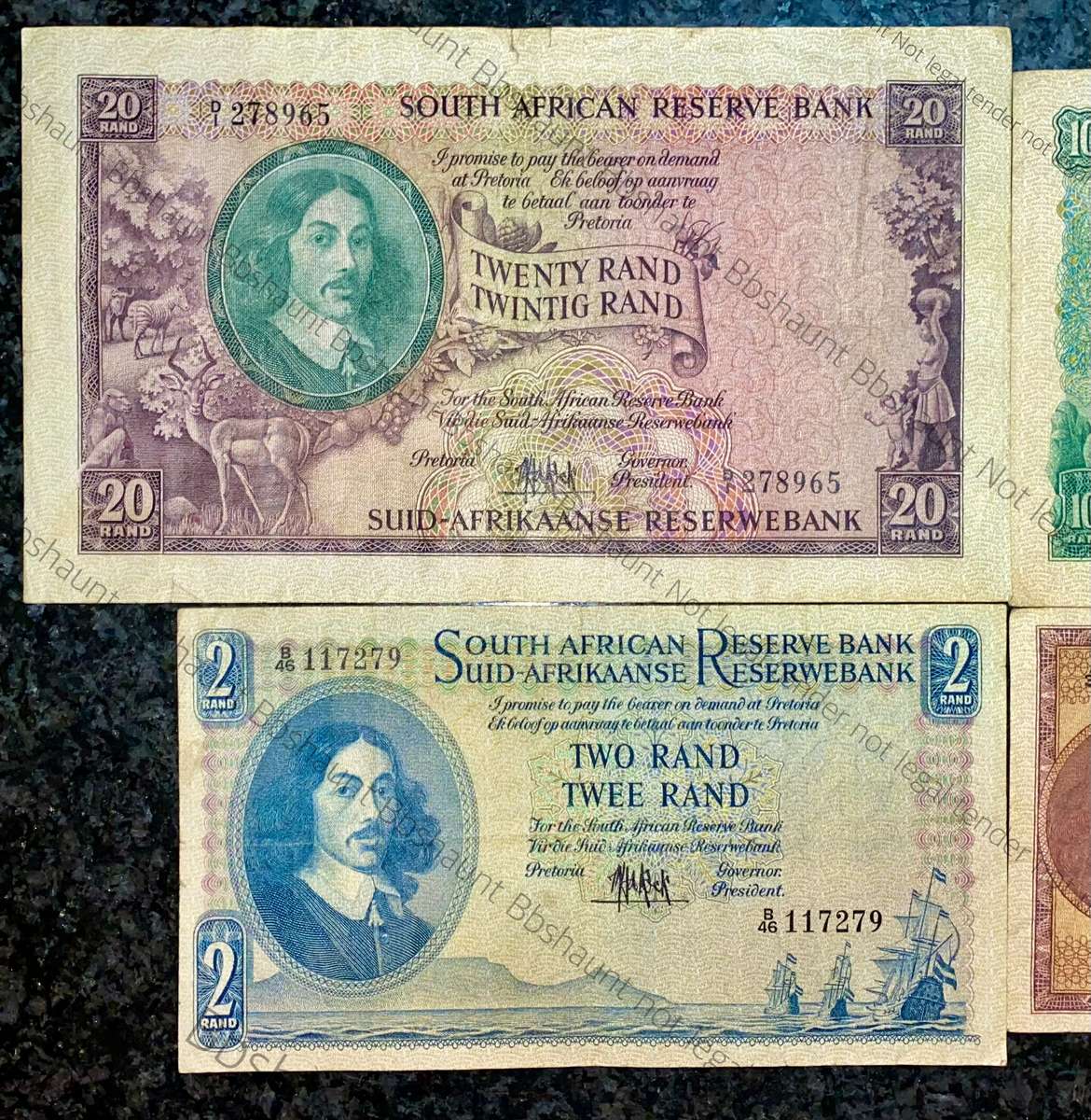 COMPLETE SET OF MH DE KOCK R20 - D1, R10 - C5, R2 - B46 & R1 - A33 -- 4TH ISSUE 1961 (1 BID TAKES AL