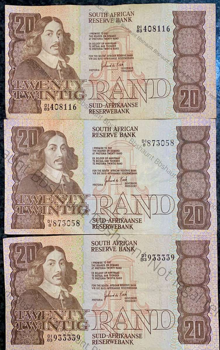 GPC De Kock. R20 -- 2nd issue 1981 (1 bid takes all)