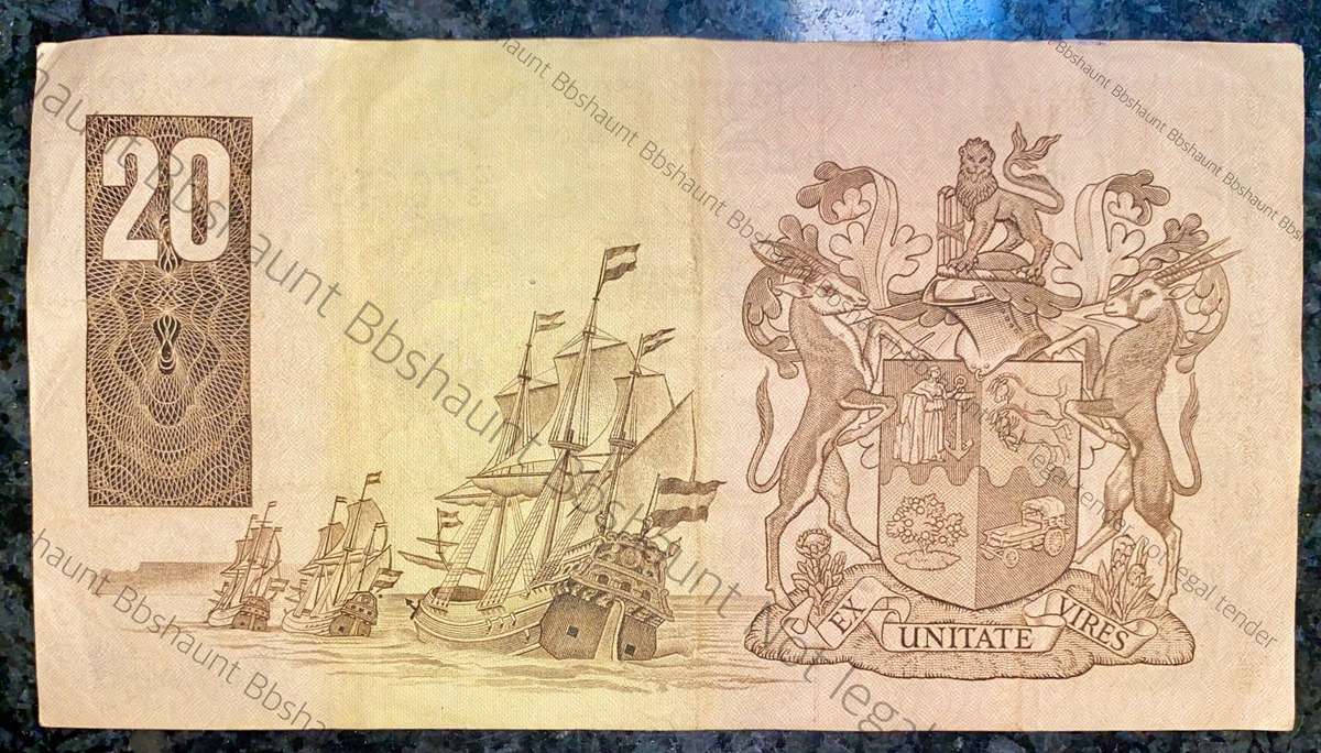 Replacement Note GPC De Kock. R20 --Z23-- 1984