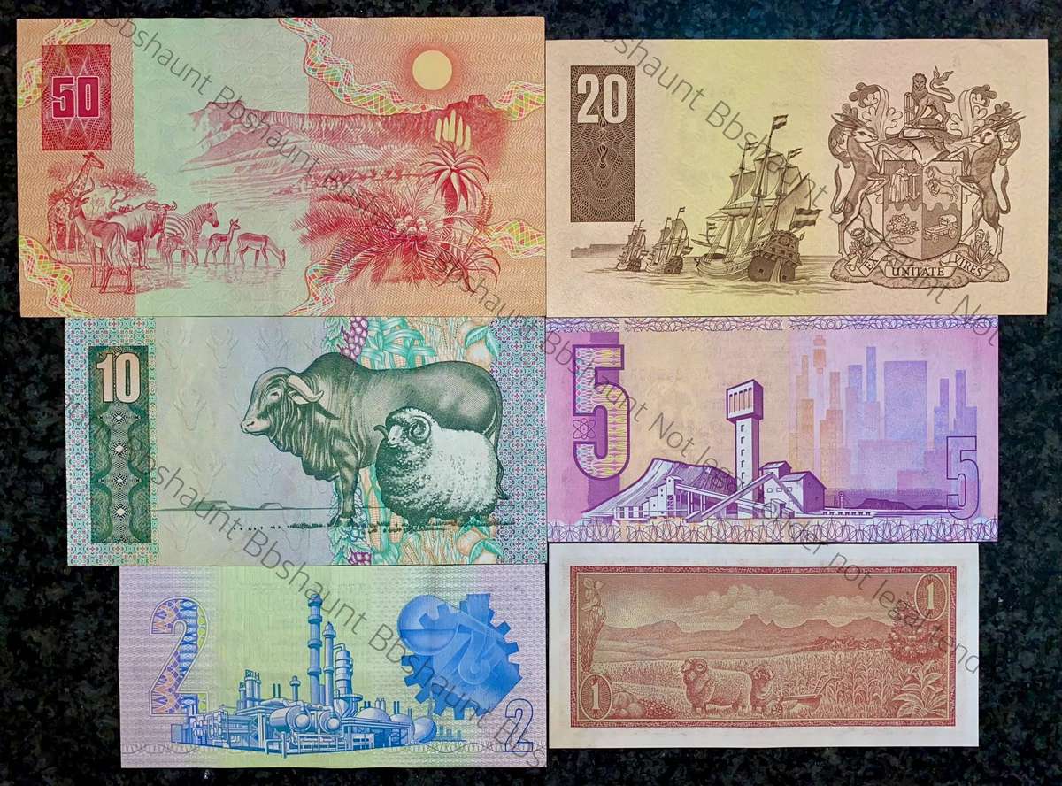 Complete Set CL Stals & Decimals R50 to R2AA hard to find) UNC-EF+ 1st issue 1990(R1 TW De Jongh