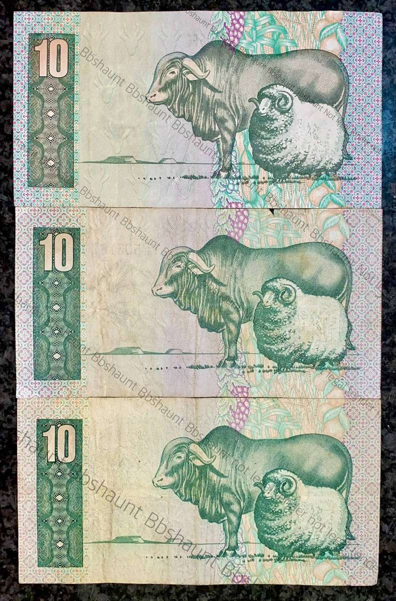 Set of R10 various Governor's Stals - De Kock & De Jongh 1978-1990 (1 bid takes all)