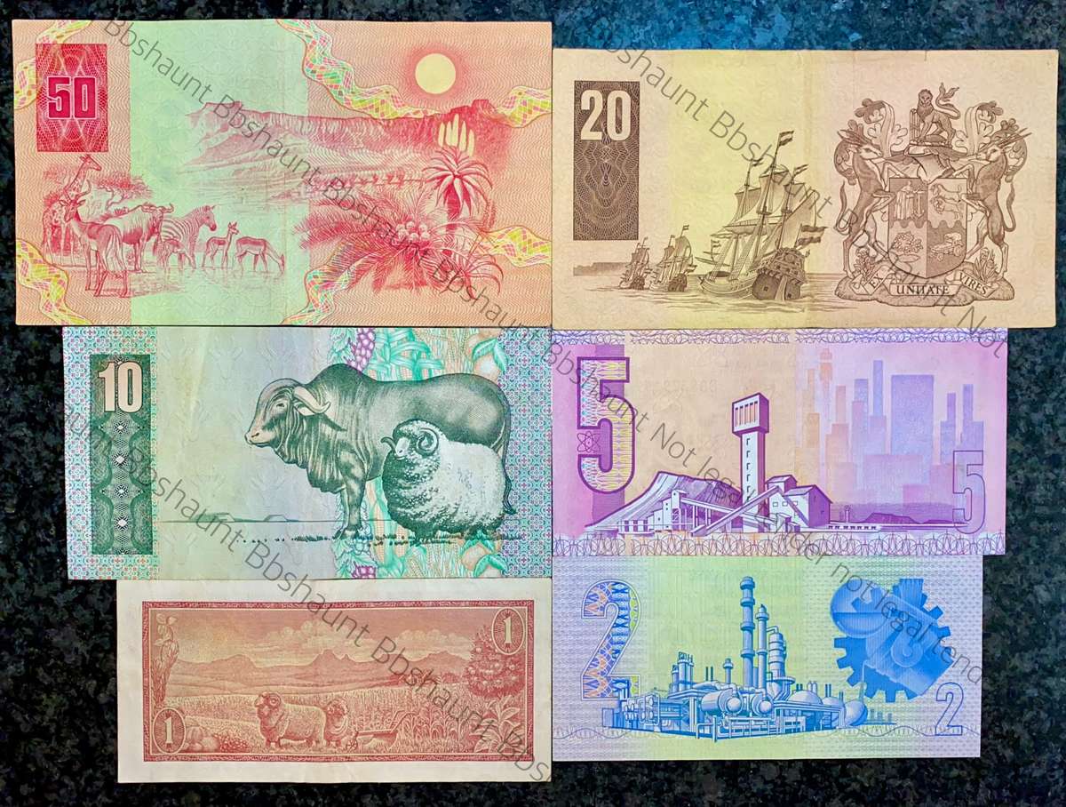 COMPLETE SET DECIMALS R50 TO R1 - VARIOUS GOVERNOR'S 1975-1990(1 BID TAKES ALL)