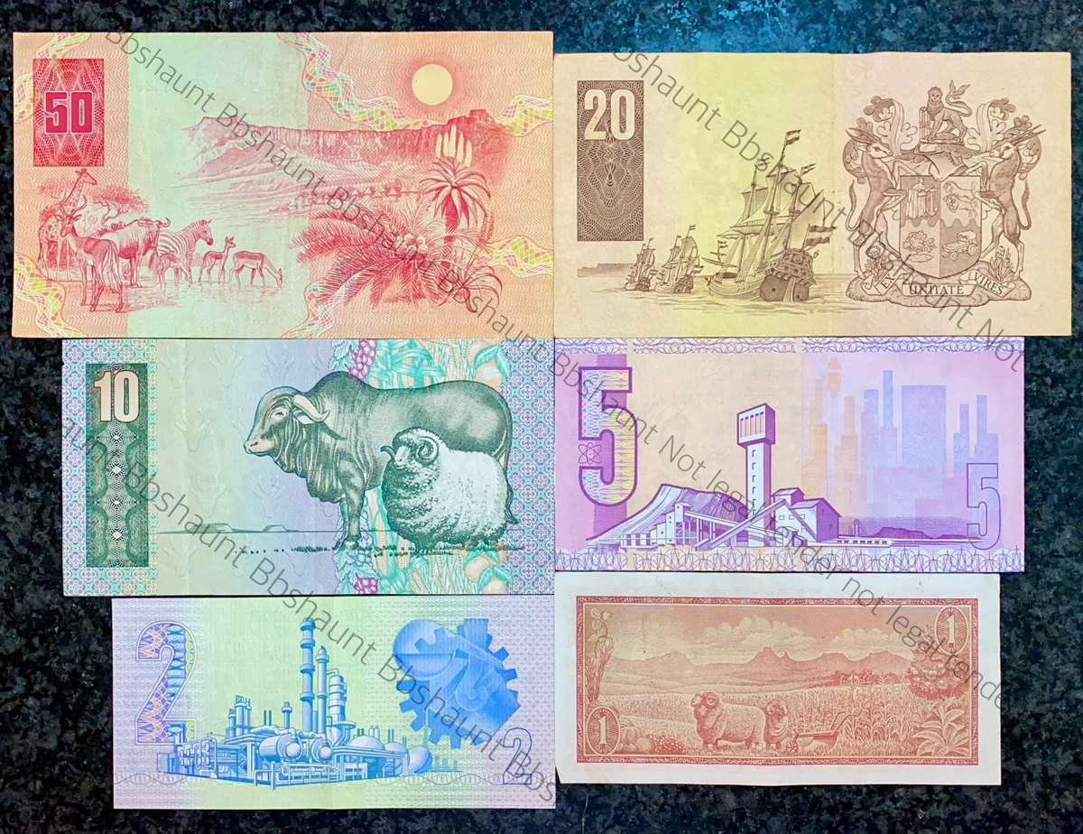 COMPLETE SET OF CL STALS & DECIMALS R50 TO R2AA --1ST ISSUE 1990 [R1 DE JONGH 1975]1 BID TAKES ALL)