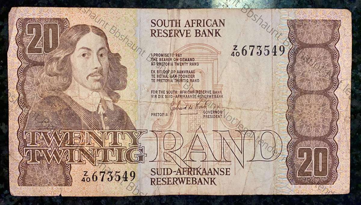 REPLACEMENT NOTE GPC DE KOCK R20 -- Z40 -- GOOD CONDITION E/A 3RD ISSUE 1984