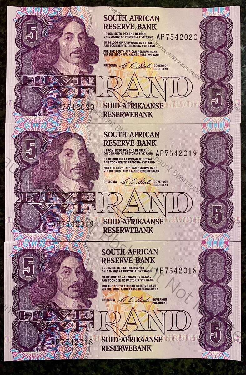 CL Stals. R5 in sequence AP75420020-018 Unc 1st issue 1990(1 bid takes all)