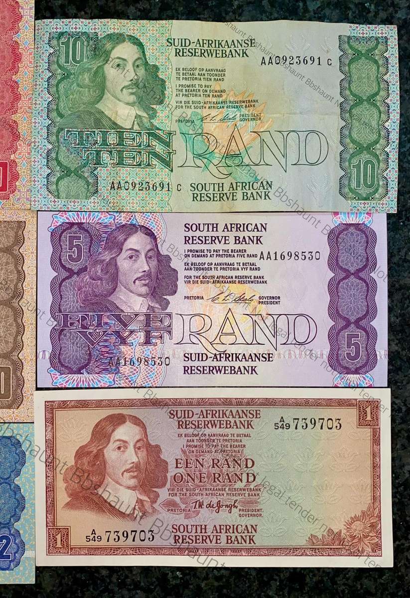 Complete Set All AA CL Stals & Decimals R50AA to R2AA - 1st issue 1990(R1A TW De Jongh)