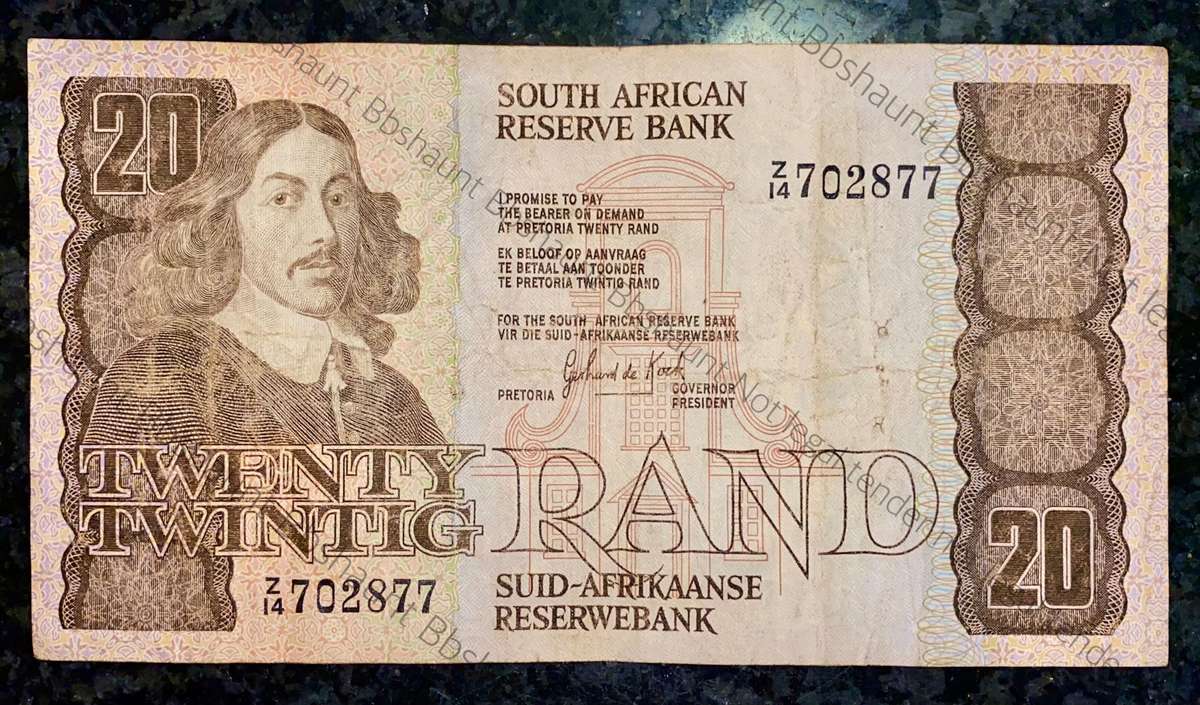 REPLACEMENT NOTE GPC DE KOCK R20 -- Z14 -- GOOD CONDITION E/A 3RD ISSUE 1984