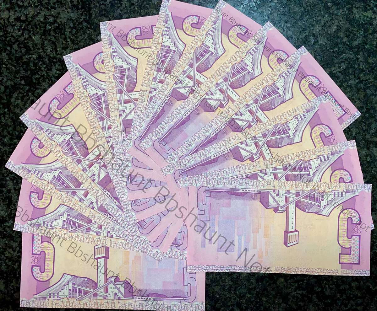 CL Stals. R5 in sequence AP7542076-061 AUNC+ 1st issue 1990(bid per note 13)