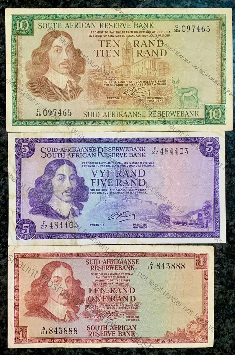 COMPLETE SET G.RISSIK R10- C36, R5- F27 & R1 - A111 ALL SPRINGBUCK WTM 2ND ISSUE 1966(1 BID TAKES AL