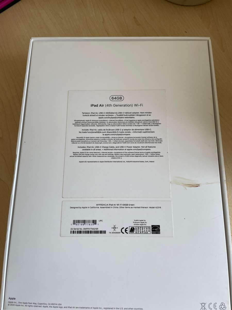 iPad Air (10.9-inch, 2020, 4th Generation) 64GB Wi-Fi + Pencil