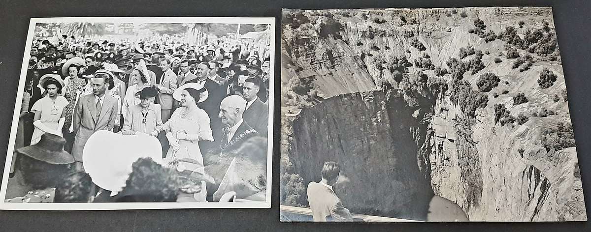 **RARE: 1947 Royal Visit to South Africa Official Photograph Lot #1 (SA Railways).**