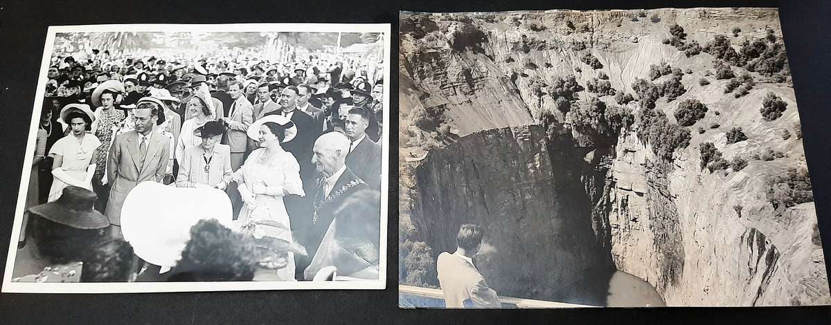 **RARE: 1947 Royal Visit to South Africa Official Photograph Lot #1 (SA Railways).**